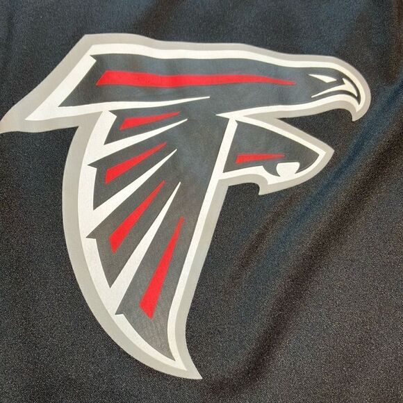 Officially Licensed NFL Unisex L Raglan Tee by Zubaz - Falcons - Picture 3 of 11